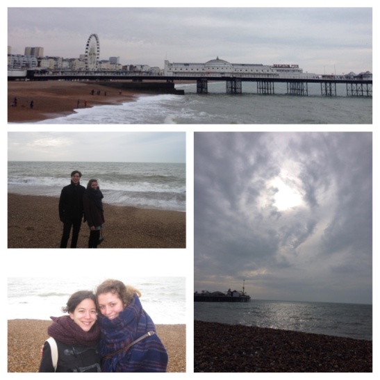 Brighton met Sarah en Zhern.